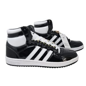 Size 10 Adidas Top Ten RB Mid Black White Gold FZ6191 Mens Casual Lace Up Shoe