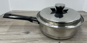 Vintage Vollrath Stainless Steel Steamer Insert with Vented Lid.