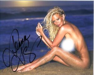 Film Legend and Model JENNA JAMESON on the beach signed photo!