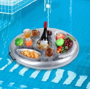 Inflatable Floating Drink Holder for Pool,Swimming With 8 Holes