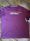 Nike Virginia Tech Football Dri-Fit Shirt VT  23546X-DMN Men’s Sz 2XL