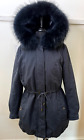Alessandra Chamonix Fur Trimmed Parka Jacket 