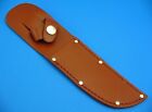 Brown Leather Economy Belt Sheath for 5
