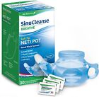 SinuCleanse NETI POT Genie Style w/ 30 Saline Packets ^