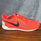 Nike Free Run 5.0 Shoes Men's 12 Orange Crimson Red Running Athletic Sneakers