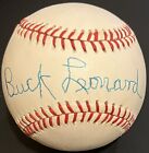Buck Leonard Signed Baseball HOF Negro Leagues Autograph Signed Grays ONL