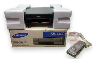 SAMSUNG DIAMOND PLUS VCR SV-A40G VEDIO CASSETTE RECORDER VHS NEW BOX KOREA NTSC