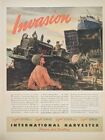 Vintage 1944 INTERNATIONAL HARVESTER TRUCKS WW2 Tractor Invasion