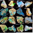 100% Natural Ethiopian Fire Opal Mind Blowing Shine Rough Loose Gemstones
