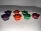 Le Creuset Magnets Miniature Dutch Ovens Red, Orange, Green, Purple Set Of 7