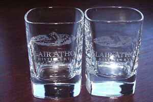 A Pair of Blair Athol Distillery Whisky Shot Glasses