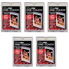 5 PACKS LOT ULTRA PRO 35PT  ONE TOUCH MAGNETIC TRADING CARD HOLDER