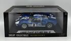 1966 FORD GT-40 MK II #2 BLUE 1/18 DIECAST MODEL CAR SHELBY COLLECTIBLES SC401