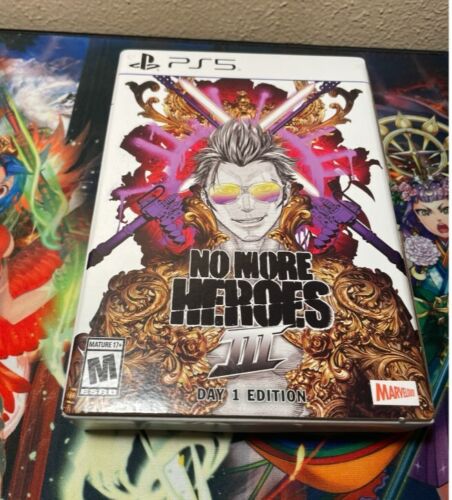 No More Heroes 3 – Day 1 Edition - PS5 **EVERYTHING INSIDE CEPT THE VIDEO GAME**