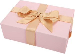 Gift Box 11X7.5X3.5 Inches,Pink Gift Box with Magnetic Lid，Large Gift Box Contai