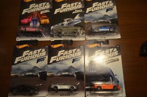 VHTF Lot 2017 Hot Wheels Walmart Exclusive Fast And Furious (Complete Set Of 6)