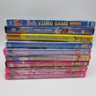 Lot Of 9 DVD Kids Movies Strawberry Shortcake Barbie Tinkerbell Curious George