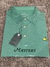 2024 Masters Tech Performance Golf Polo with Logo Print New w/  Tags Size Large
