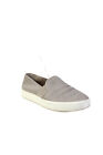Vince Womens Mesh Leather Slip-On Shoes Beige Size 7