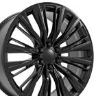 84638161 Satin Black 24-inch Wheels SET(4) Fits GMC Chevy Cadillac Escalade V