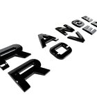 1PC GLOSS BLACK FRONT / TAILGATE EMBLEM FOR RANGE ROVER SPORT VELAR LETTER BADGE (For: More than one vehicle)