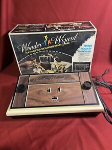 Vintage Wonder Wizard Video Game Console Tennis Hockey Handball UNTESTED