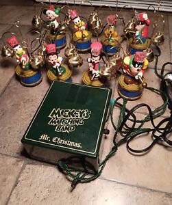 Vintage Mr. Christmas 1992 Disney Mickey's Marching Band Musical Bells(Works!)