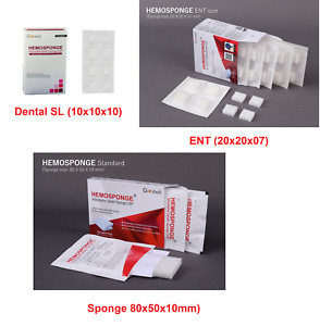 Goodwill Dental Hemosponge Absorbable Gelatin Sponge USP, Surzical, ENT (Choose)