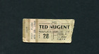 Ted Nugent 1984 Concert Ticket Stub Saginaw, MI, Penetrator