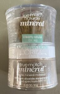 L’Oreal Paris True Match Mineral Powder Foundation Creamy Natural C3/462 New