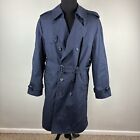 DSCP Defender Collection Military All-Weather Dress Trench Coat w/Liner Mens 40R
