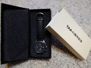 Vintage TOYOTA 40th anniversary Quartz Men's watch Unused JUNK Not running