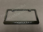 1x BlackMAZDASPEED 3D Emblem BLACK STAINLESS License Plate Frame + Screw Cap (For: More than one vehicle)