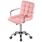 Pink Office Desk Chair Executive Chairs Makeup Chair PU Swivel Chair with Wheels