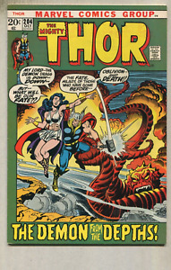 The Mighty Thor # 204 FN/VF The Demon From The Depths  Marvel Comics  SA