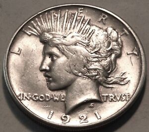 New Listing1921 Peace Silver Dollar, High Grade, High Relief, Better, Semi-KEY Date $1 Coin