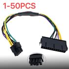 Lot 24Pin to 8P Power Supply Adapter Cable For Dell Optiplex 7020 9020 5040 7040