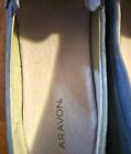 Aravon blue suede casual womens loafer size 12