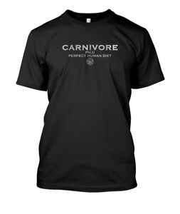NEW LIMITED Carnivore Perfect Human Diet Meat Eater Design T-Shirt S-3XL