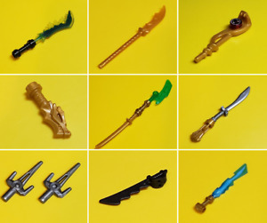 LEGO Ninjago Weapons Lot YOU PICK Ninja Sword Minifigure Accessory