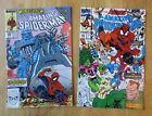 Lot of *2* AMAZING SPIDER-MAN: #329 (FN++), 347 (VF-) *Super Bright & Glossy!*
