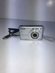 SONY CYBERSHOT DSC-S730 DIGITAL CAMERA  7.2MP SILVER (NOT TESTED AND NO BATTERY)