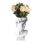 David Statue Flower Vase Resin David Face Head Plant Pot Statue Art Planter