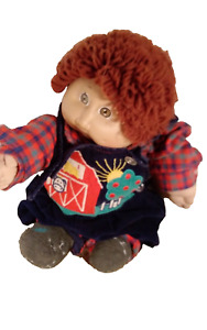 New ListingCabbage Patch Vintage W/Sig Doll W/ Overalls & Booties