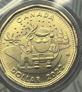 Canada 2022 Peace and Joy Holiday Special Christmas Loonie