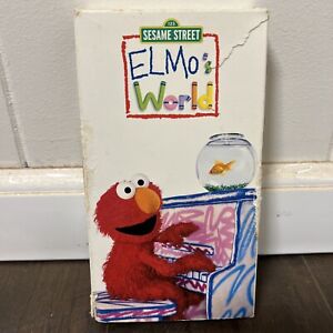 Sesame Street Elmo's World VHS 2000 Episodes for Children Kids TV Vintage 90s