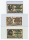 Lot of Three 1893 World's Columbian Exposition Tickets Washington, Lincoln