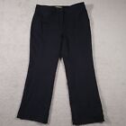 Talbots Knit In Italy Dress Pants Women's 12P Petite Blue Lined High Rise