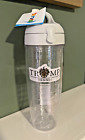 TRUMP TENNIS TERVIS BRAND TUMBLER 24 OZ CLEAR WHITE LID WATER BOTTLE CUP NWT