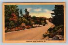 Lehighton PA, Scenic Greetings, Roadway, Pennsylvania c1948 Vintage Postcard